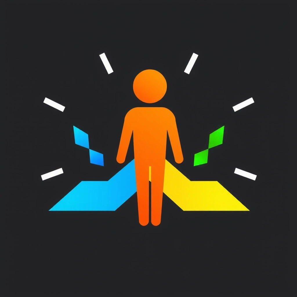 Icône d'une personne pleine d'énergie